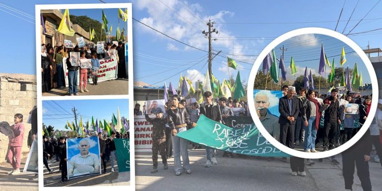 Li Mexmûrê Bi Pêşengiya Ciwanan Komkujiya Li Helebê Hat Şermezar Kirin