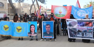 Li Reqa Bîranîna Girseyî ji bo Şehîdên Berxwedana Şêx Meqsûd û Eşrefiyê