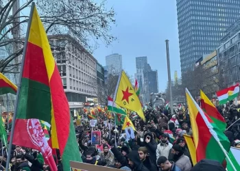Li Berlînê Êrîşên Li Ser Rojava Hatin Protestokirin