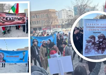 Bi Hezaran Ciwan Li Silêmaniyê Ji Bo Rojava Daketin Kolanan