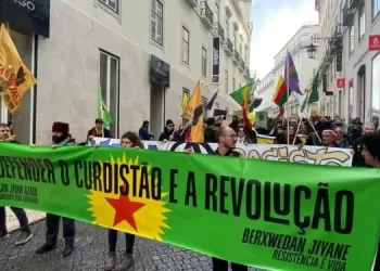 Ciwanên Portugal Ji Bo Parastina Şoreşa Rojava Meşiyan