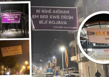 Ciwanên Welatparêz Li Bismilê Li Dijî Êrîşên Li Ser Rojava Çalakî Li Dar Xistin