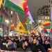 Ciwanan Li Berlînê Êrîşên Li Ser Rojava Protesto Kirin