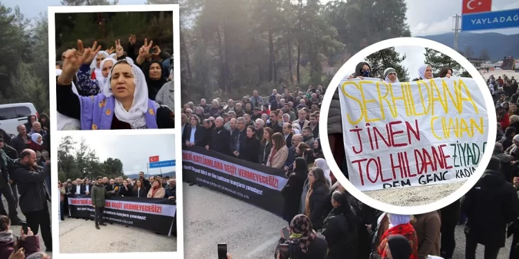 Meşa Piştgiriyê ya Ji Bo Rojava Li Deriyê Sînor ê Yayladagi ya Hatayê