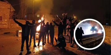 Xwepêşandanên Rojava li Wanê: Ciwanên Welatparêz Bi Polîsan Re Pevçûn