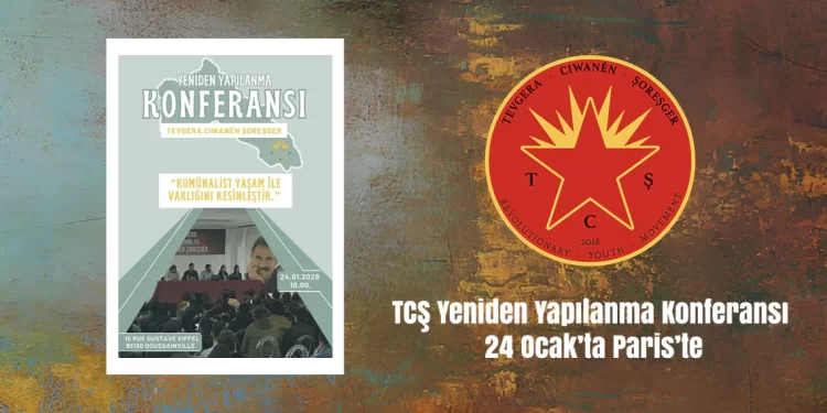 Konferansa Ji Nû Ve Avakirina TCŞê Wê Di 24ê Çile De Li Parîsê Bê Lidarxistin