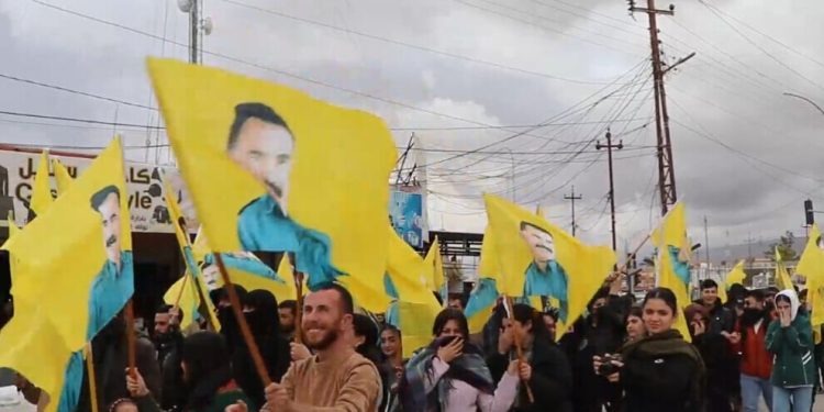 Ciwanên Êzidî Komploya 15’ê Sibatê Protestokirin