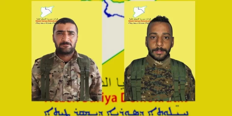 Nasnameyên 2 Şehîdên QSD’ê Hatin Aşkerakirin