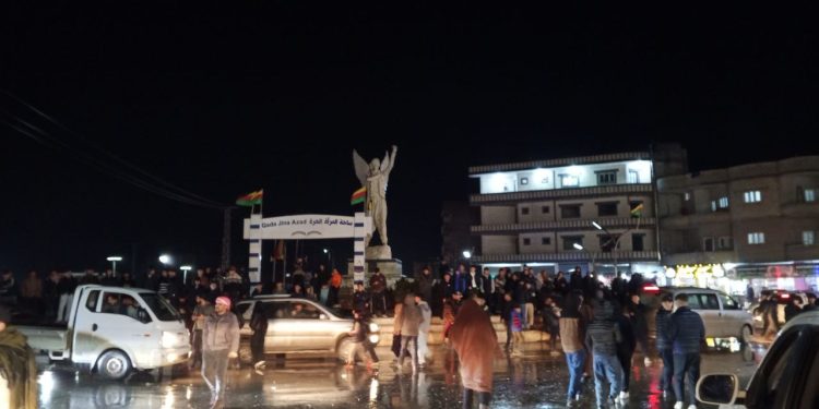 Kobanê pêşwaziya konvoyekî ji Cizîrê kir