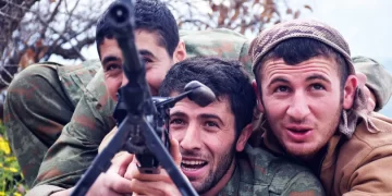 Gerillalardan ağır silahlarla eylem