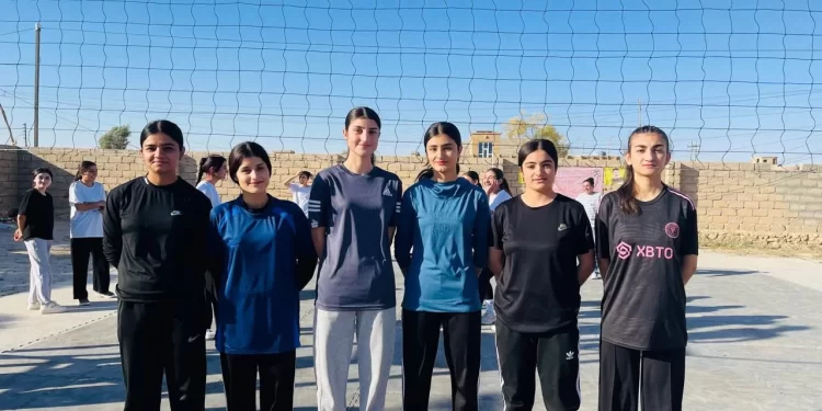 Şengal Genç Kadınlar Birliği Voleybol Turnuvası düzenledi