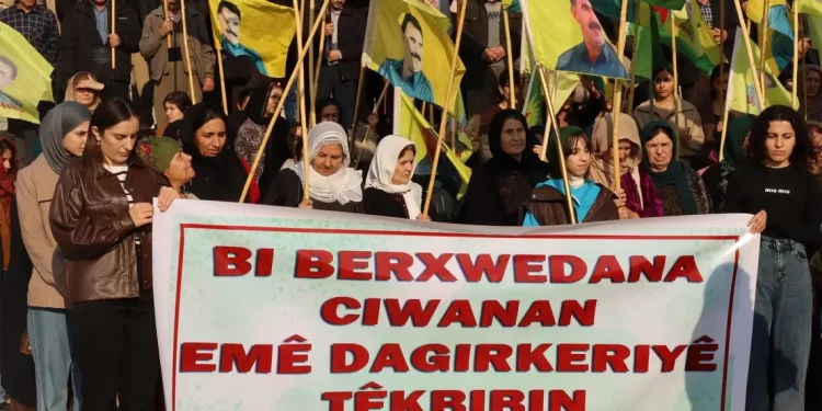 Maxmur yürüyüşünde gençliğin mesajı: Gençliğin direnişiyle işgali yeneceğiz