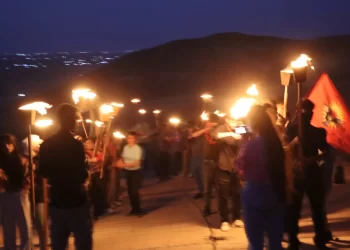 Heseke’de 15 Ağustos’un 41. Yıldönümü Vesilesiyle Meşaleli Yürüyüş Düzenlendi