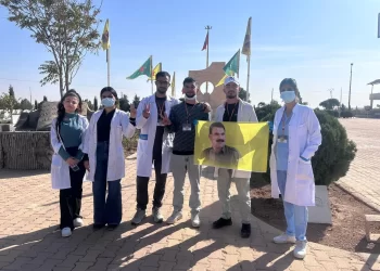 Hesekê Şehrinde Yurtsever Öğrenciler Birliği Sağlık Komünü Kurdu