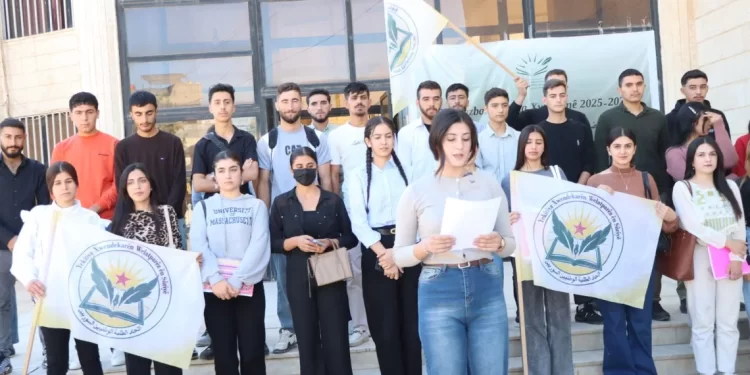 Rojava Üniversitesi Öğrencileri, Rojîn Kabaiş’nin Katledilmesini Kınadı