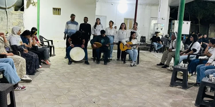 Mexmûr’da Özgür Öğrenci Birliği’nin Kültür ve Sanat Programıyla Nöbet Eylemi Devam Ediyor