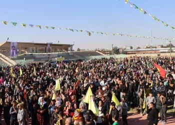 Qamişlo’da 27 Kasım Ulusal Direniş Bayramı Kutlaması 12 Mart Stadyumu’nda Gerçekleştirildi