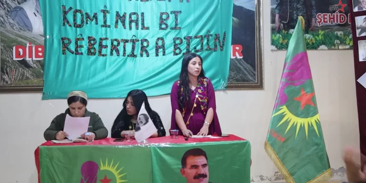 Genç Kadınlar Birliği, “Bi Hevaltiya Komînal Bi Rêber Apo re Bijî” Sloganıyla Çalıştay Düzenledi