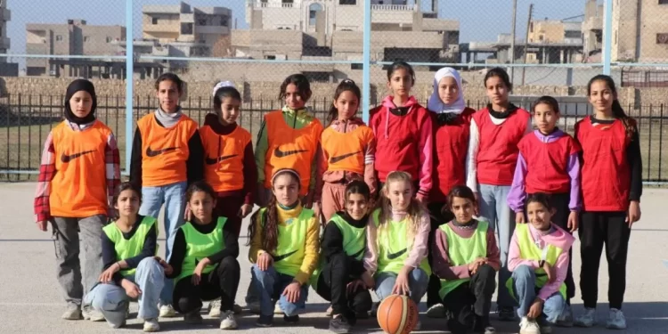 Rakka’da Okullar Basketbol Ligi Müsabakaları Sonlandırılıyor