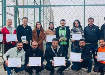 Kobanê’de Futbol Hakemliği Eğitim Kursu Tamamlandı