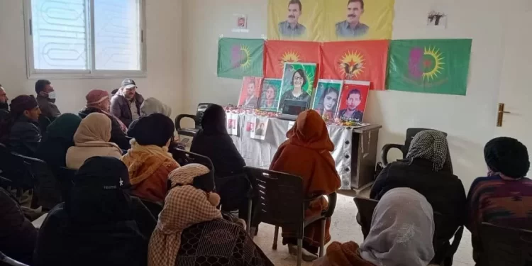 Yekîtiya Jinên Ciwan Derazorda Şehitleri Andı