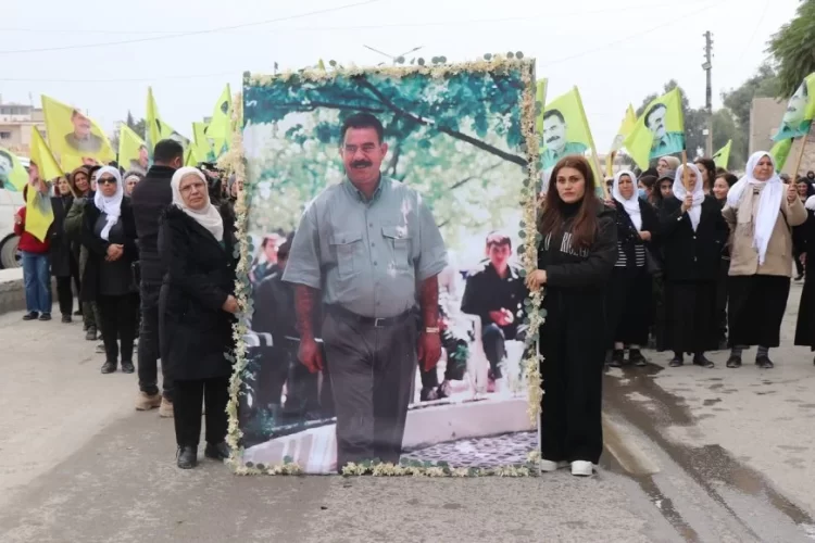 Halep’te Önder Apo’nun Özgürlüğü İçin Yürüyüş Düzenlendi