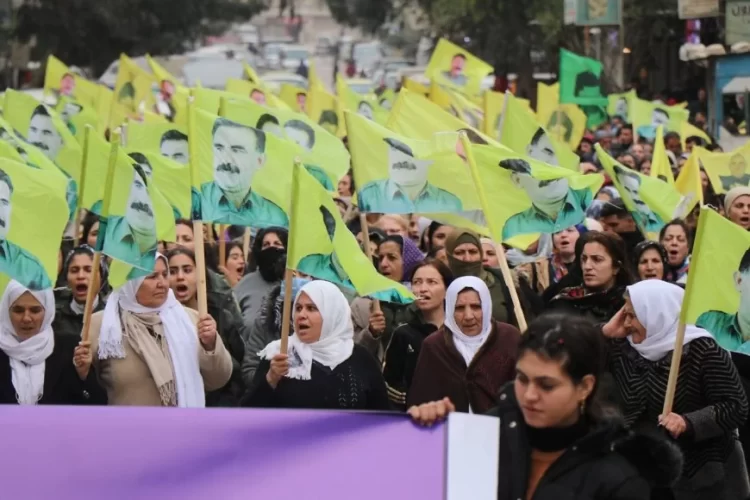 Halep’te Önder Apo’nun Özgürlüğü İçin Yürüyüş Düzenlendi