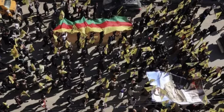 Hesekê Halkı Önder Apo’nun Özgürlüğü İçin ve Komployu Kınamak İçin Alanlara Çıktı