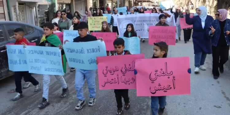 Hesekê’de 21 Şubat Dünya Anadil Günü Eylemi