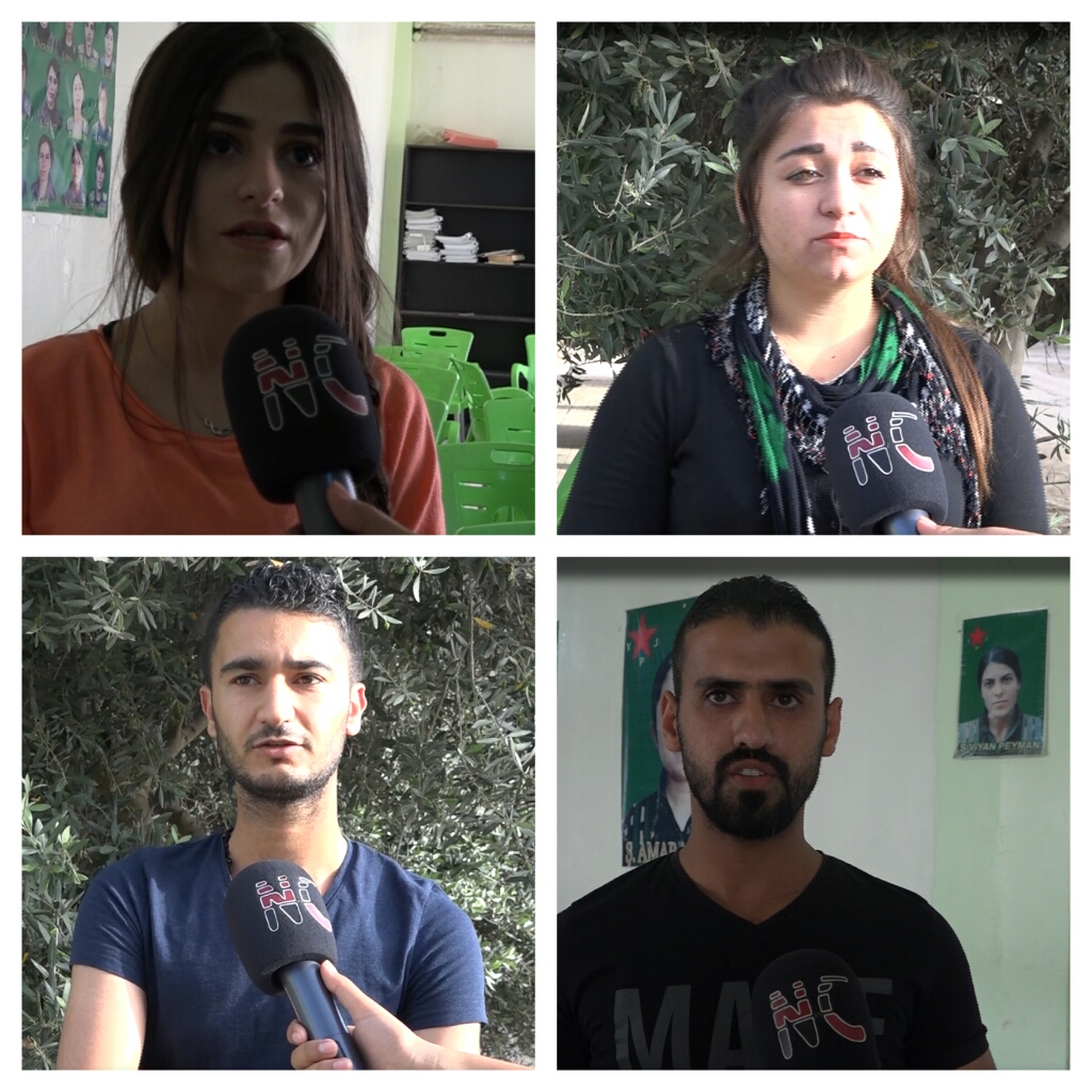 Rojava’da Öğrenciler ara tatilde de eğitim görüyor