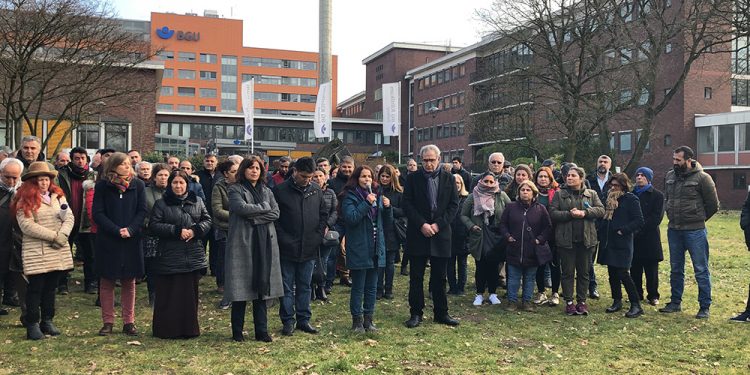 Kürdistanlılar Uğur Şakar için Duisburg’da