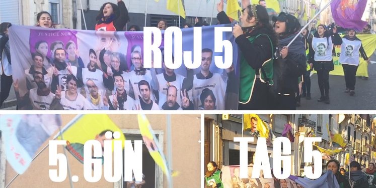 Kürt gençliği ve enternasyonalistlerin Uzun Yürüyüş’ü 5. gününü geride bıraktı 