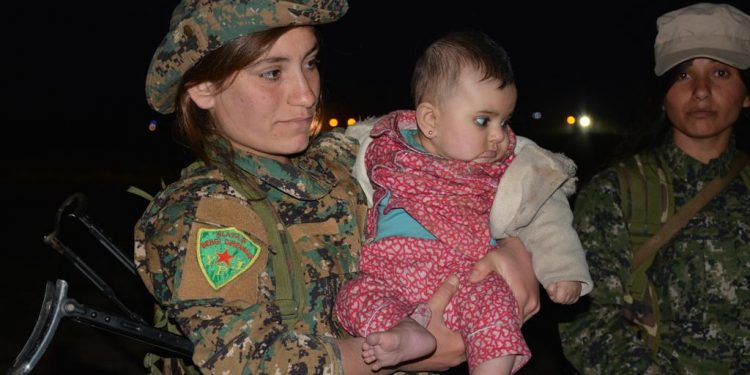 QSD 14 Êzidî çocuğu kurtardı