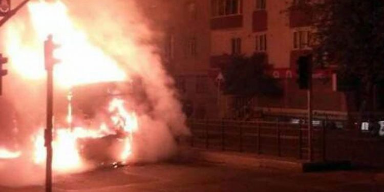 İstanbul’da faşist bir kişiye ait araç imha edildi