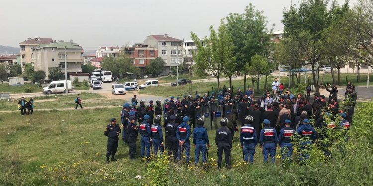Gebze Cezaevi önünde faşist polis ablukası