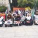 Atina’da tecride karşı eylem