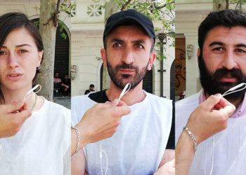 ÖZEL – Atina’da gençler tecride karşı eylemde