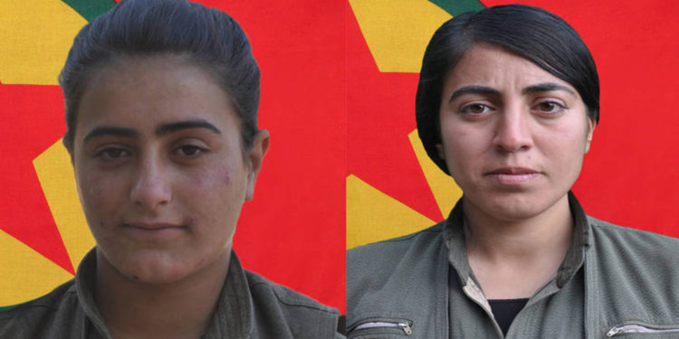 HPG, Avaşin’de şehit düşen iki gerillanın kimlik bilgilerini açıkladı