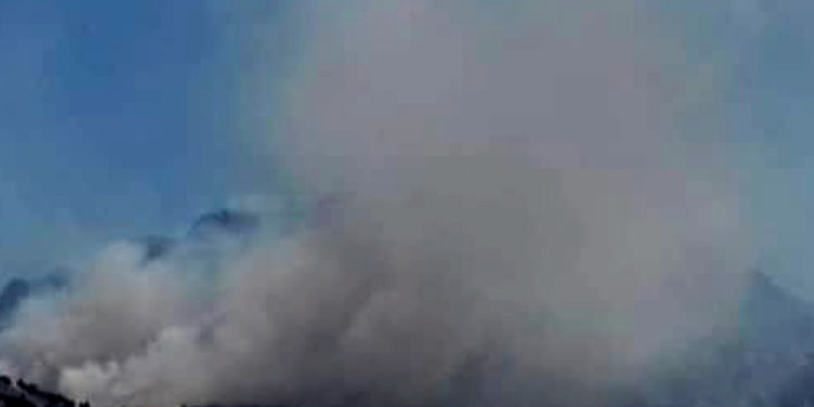 İşgalci Türk ordusu halka ait bağ ve bahçeleri bombaladı