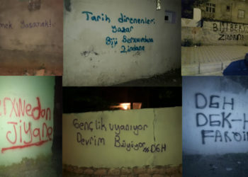 İntikam Birimlerinden duvar yazılama eylemi