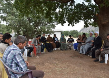 Başur’lu gençlerin canlı kalkan eylemi 5’inci gününde