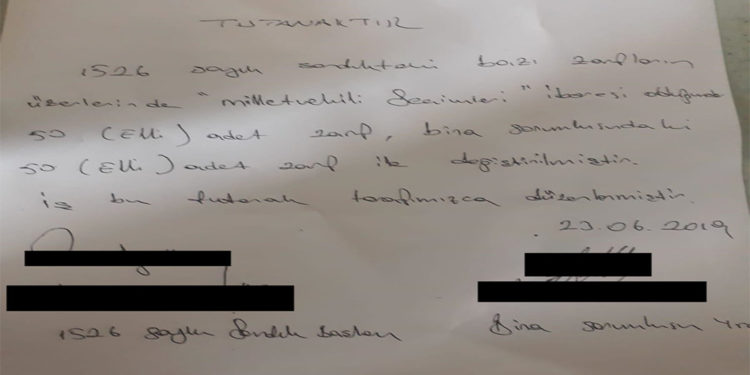 Beykoz’da zarflara “Milletvekili Seçimleri” mührü vuruldu