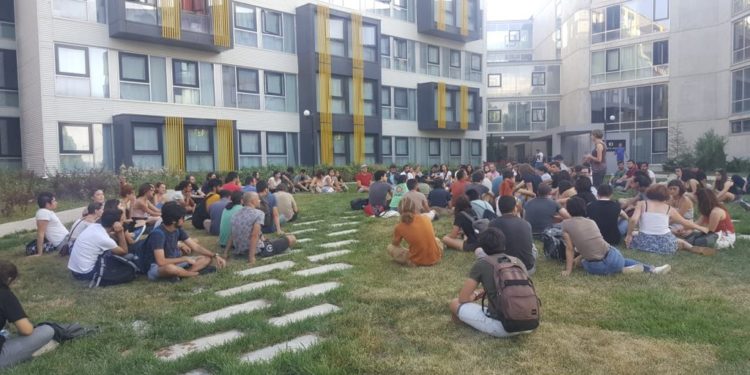 ODTÜ’lü Öğrenciler KYK inşaatını mühürledi