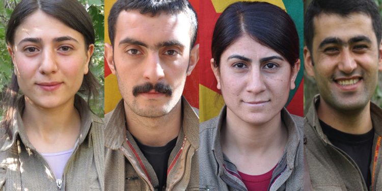HPG, şehit düşen 5 gerillanın kimlik bilgilerini açıkladı
