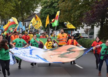 “Önderlik ile Yürü, Faşizmi Yok Et!” Bonn Uzun Yürüyüşü ilk günü tamamlandı