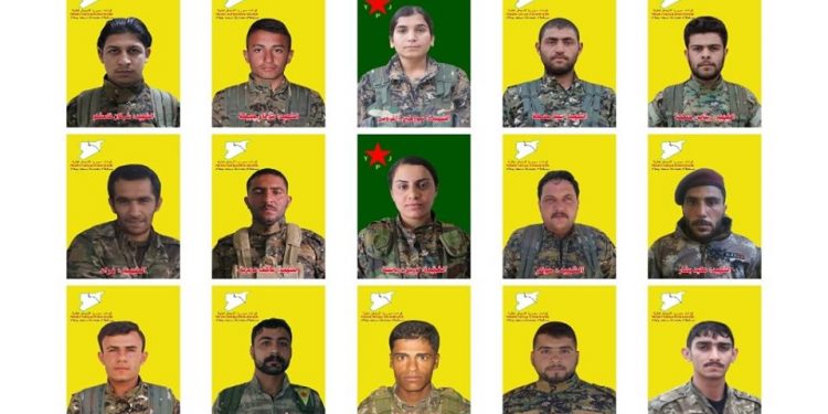 QSD, Cenga Rojava Direnişi’nde şehit düşen savaşçıların kimliğini açıkladı