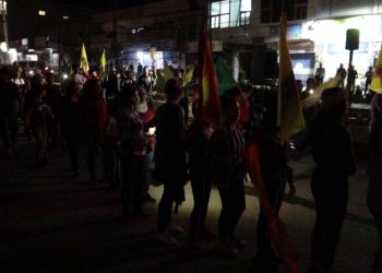 Girkê Legê’de işgalci Türk devletinin saldırıları protesto edildi