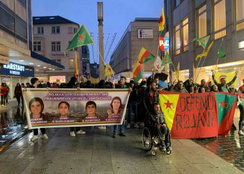 Bielefeld’de tek ses: Katil Erdoğan!