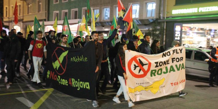 Gençlerden Olten’da Kürt halkına soykırıma ‘İzin Verme’ eylemi