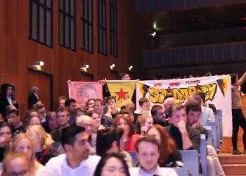 Alman Federal Meclisi başkanına Köln Üniversitesi’nde Rojava protestosu